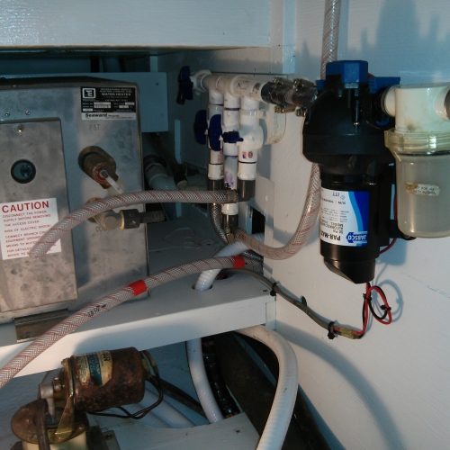 Pressure Water Manifold installed