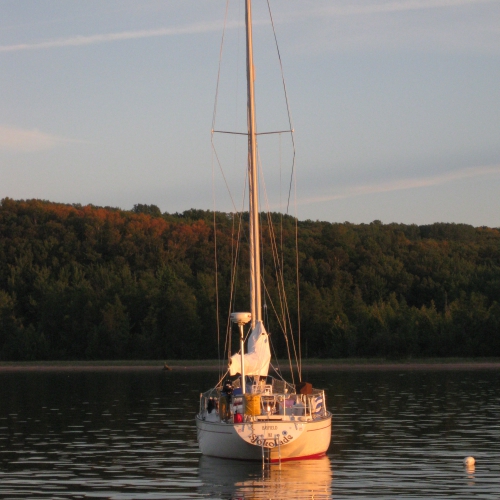 Sjokolade - Rolf Peterson's 1982 M383, Home Port, Lake Superior?