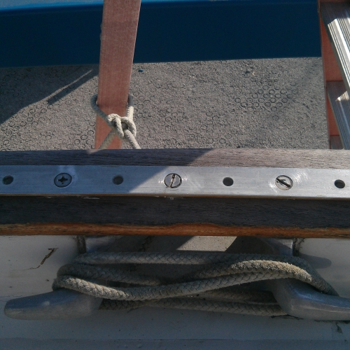 Fasteners On Starboard Sail Track
