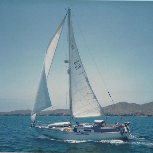 Maluhia Leaving Baja Mag Bay