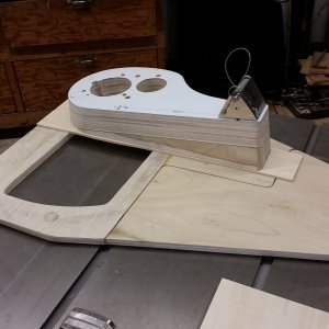 Pork chop in position