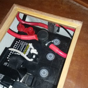 V-berth battery box