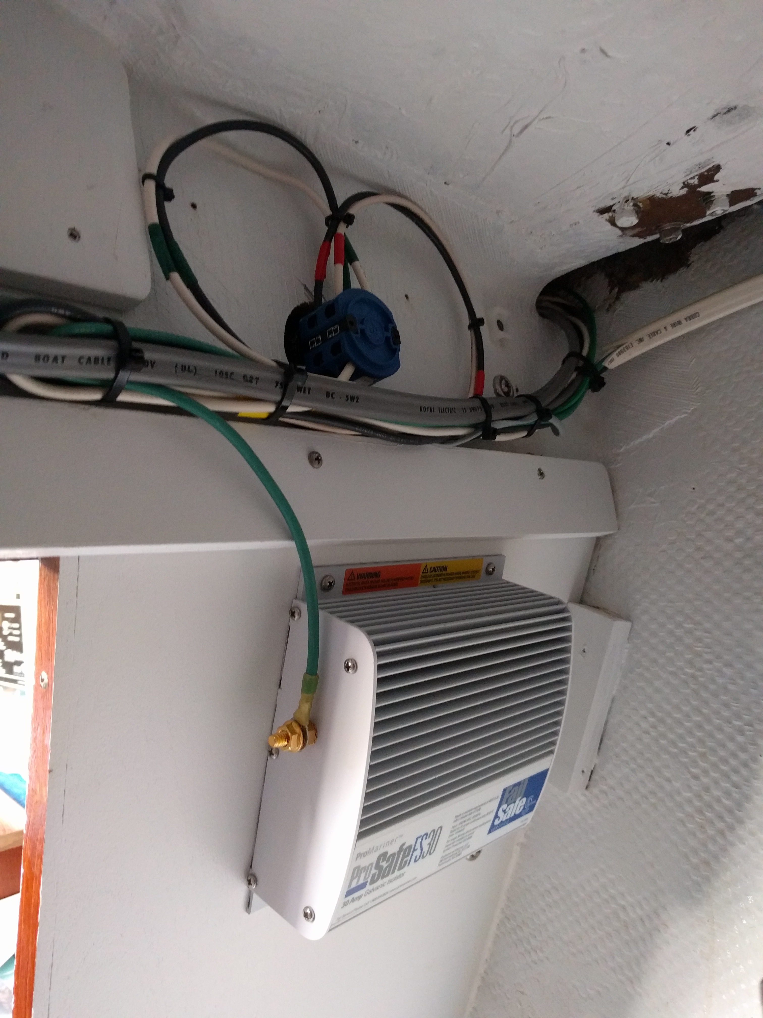 AC rotatory switch and galvanic isolator