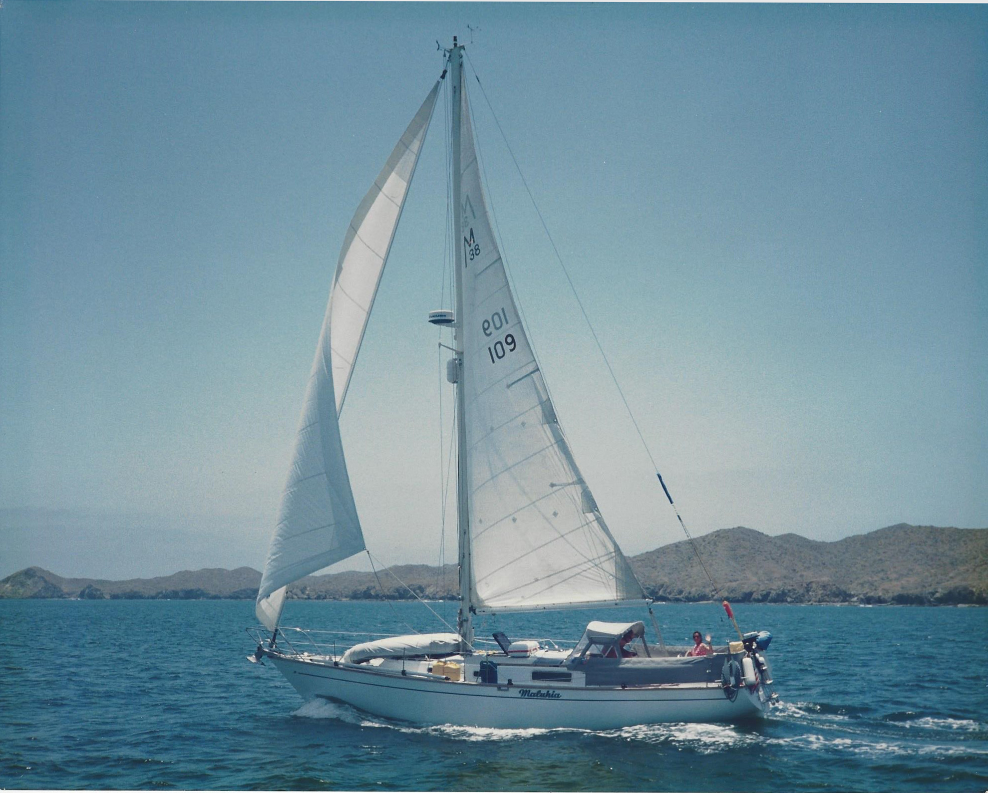 Maluhia Leaving Baja Mag Bay