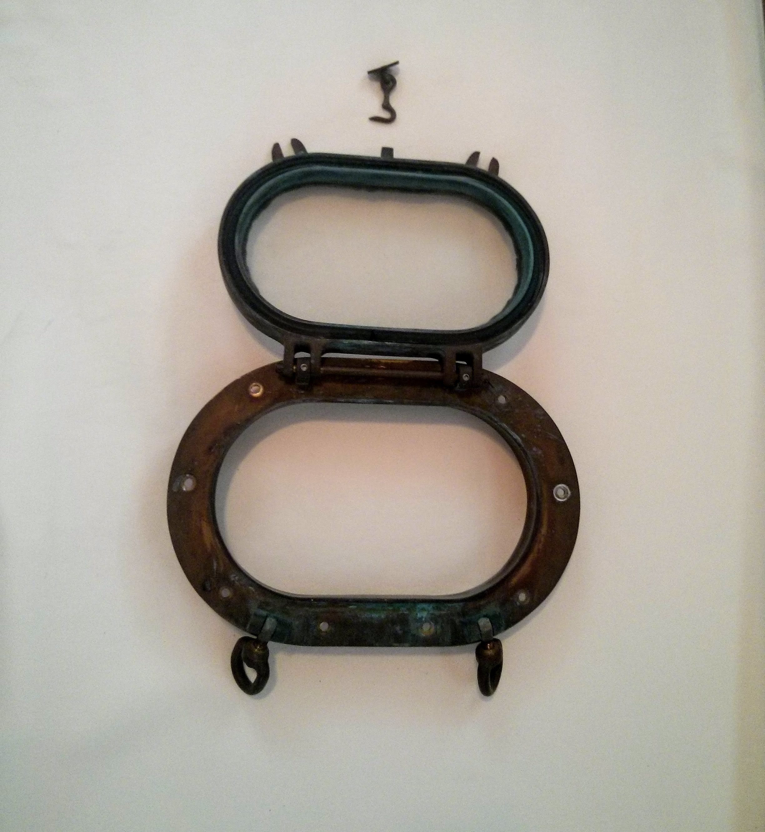 SOLD - Port Open with retaining  hook at top